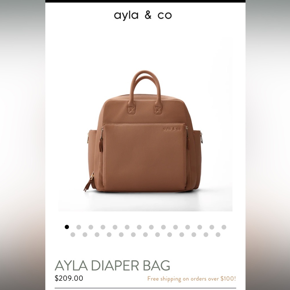 Ayla & Co. Diaper bag